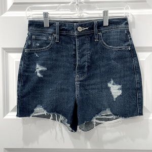 Hollister distressed denim shorts